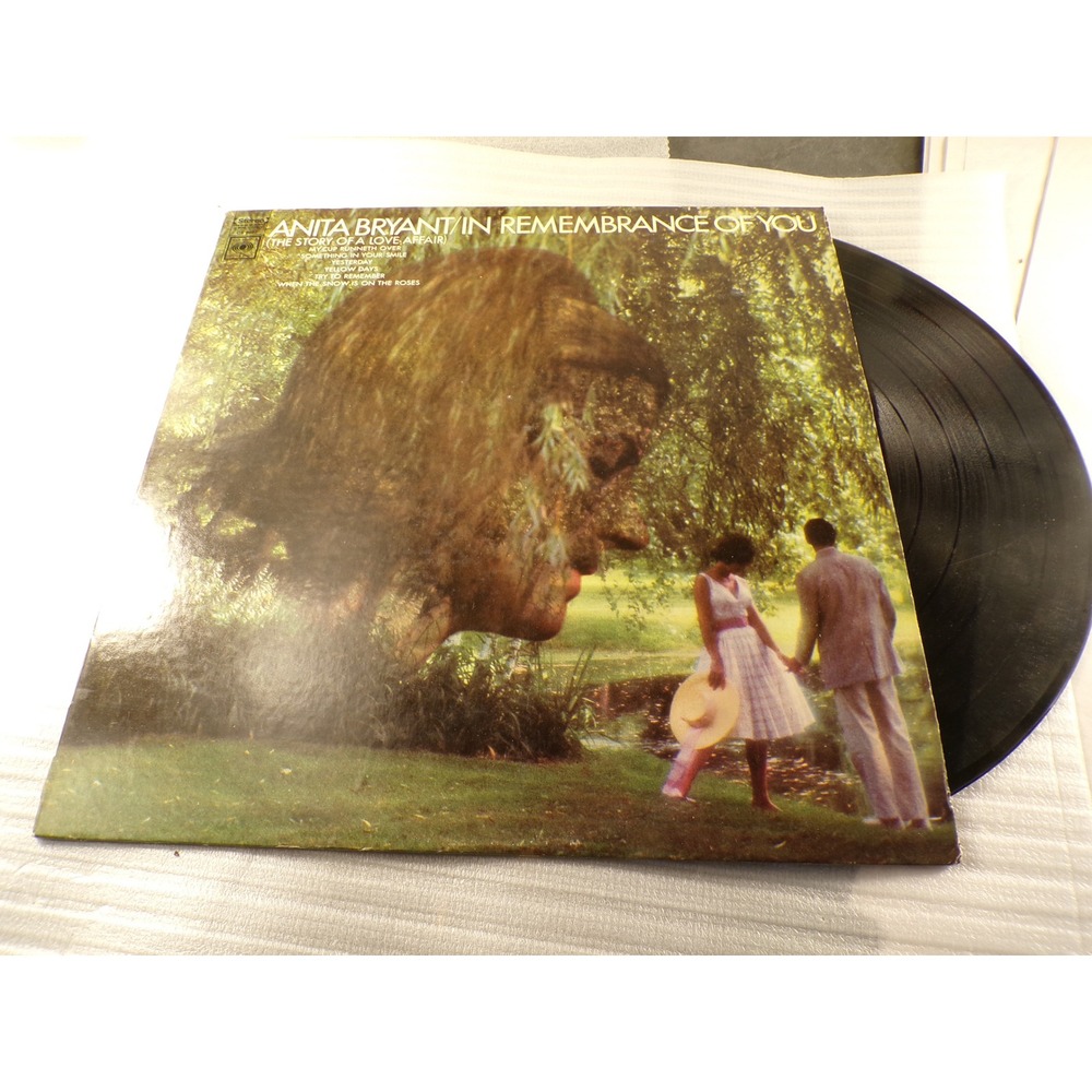 Anita Bryant In Remembrance Of You Vinyl LP Columbia CS 9607 1968 Stereo Pop